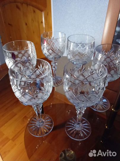 Хрустальные фужеры. Бокалы