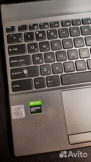 Игровой ноутбук msi 1660ti