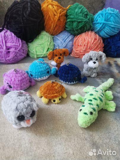 Вязаные игрушки ручной работы