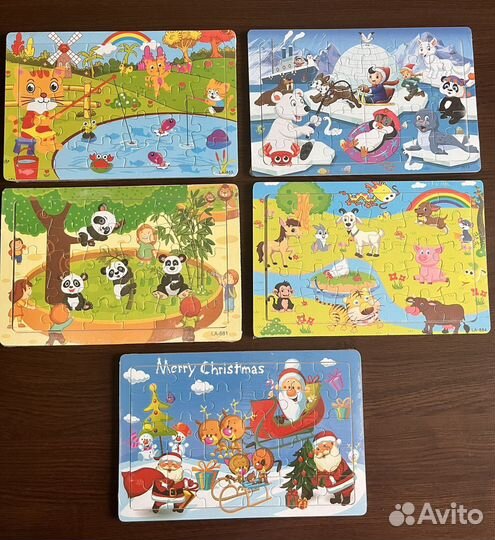 Пазлы деревянные