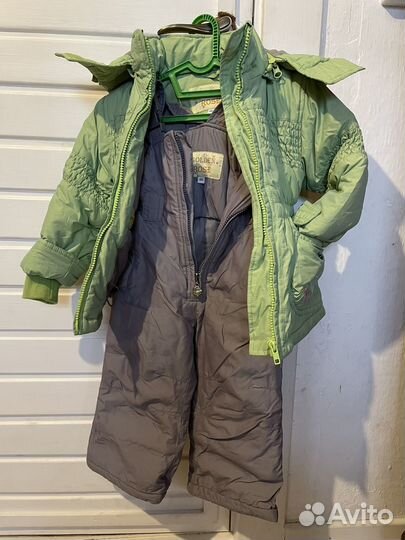 Зимний костюм для девочки 86
