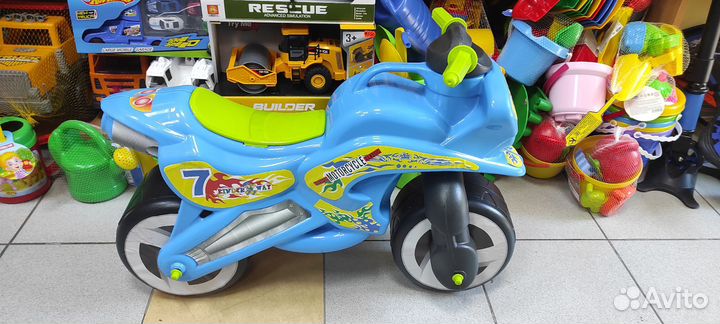 Детский мотоцикл беговел каталка