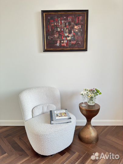 Картина сер.20 века масло на холсте Франция