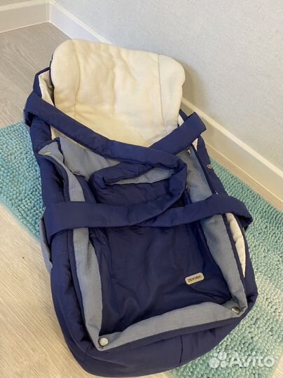 Переноска для ребенка с флисовым конвертом