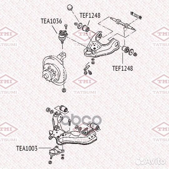 Опора шаровая нижняя L/R TEA1003 tatsumi