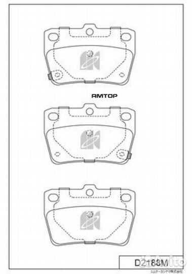 Kashiyama D2188MH D2188MH kashiyama Колодки торм д