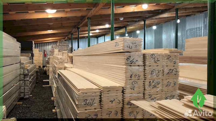 Вагонка профиль STS Из осины Цельная