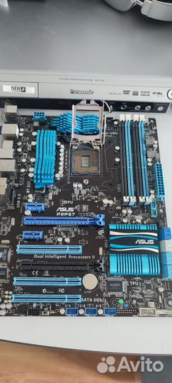 Материнская плата 1155 Asus p8p67(неисправна)