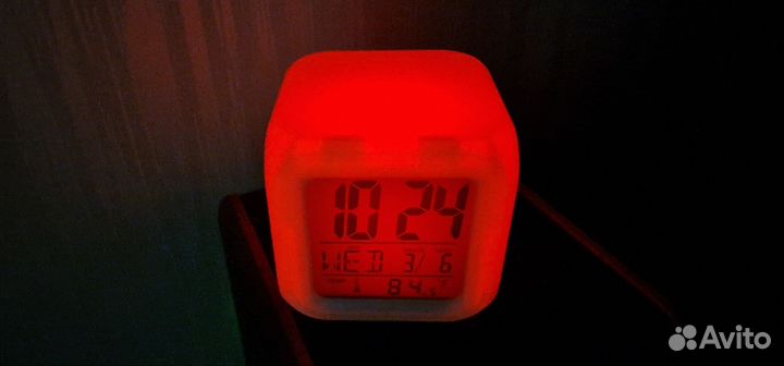 Часы с LED подсветкой