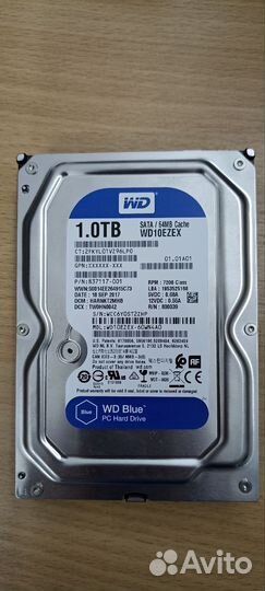 Жесткий диск WD Вlue WD10еzех 1 тб