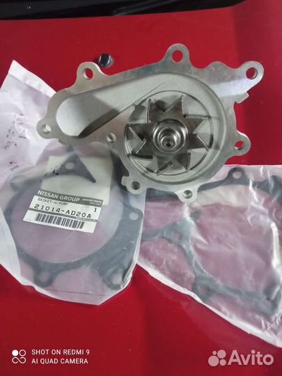 Насос системы охлаждения на Ниссан х-trail
