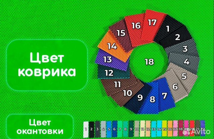 Ева полики 3Д с бортиками Tesla