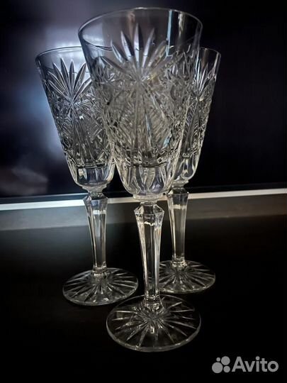 Хрустальные бокалы СССР