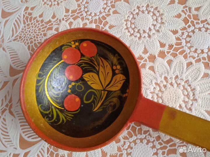 Ложка- половник деревянная