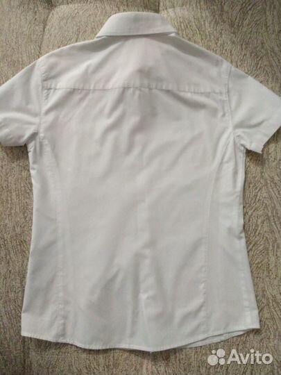 Рубашка школьная, белая 152-158см