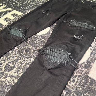 Джинсы Amiri MX1 Black Patch