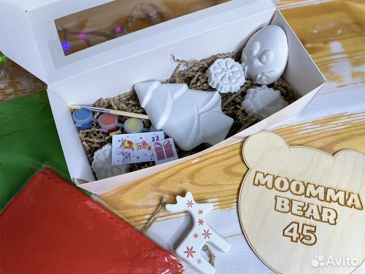 Набор фигурок из гипса