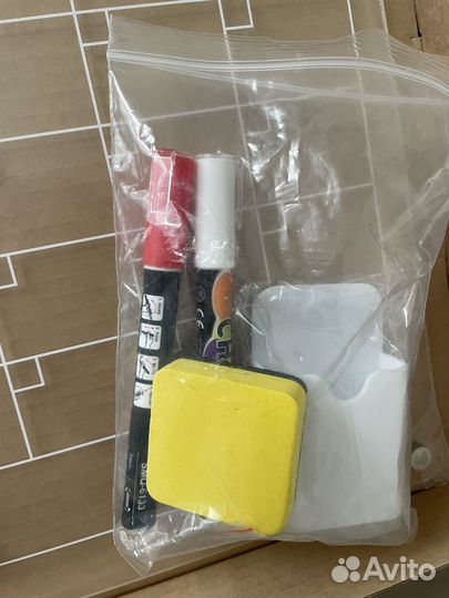 Новая Магнитная доска с маркерами