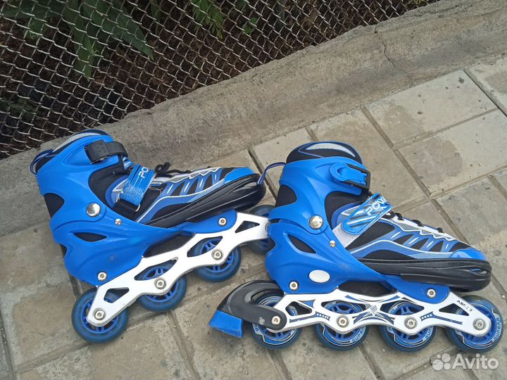 Коньки роликовые раздвижные 39-42