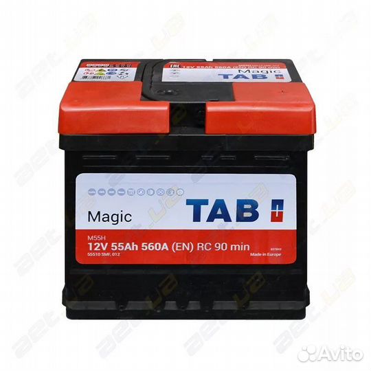 Аккумулятор TAB magic(кубик) 55а/ч