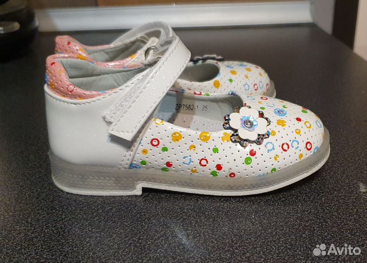 Туфли для девочки 25 размер