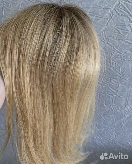 Парик полусистема Clip Hair натуральные волосы