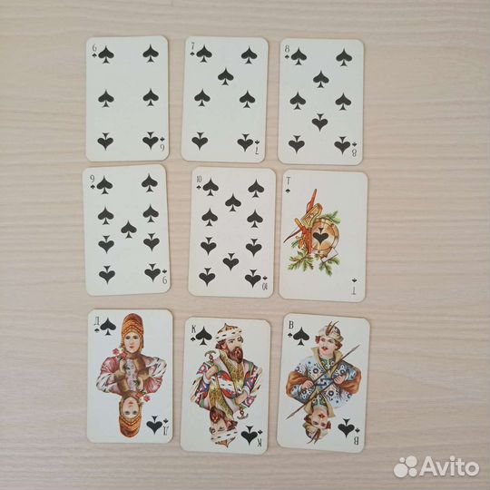 Сувенирные игральные карты СССР, мини формат