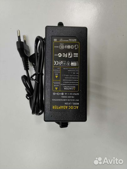 Блок питания 12 вольт 4 ампера