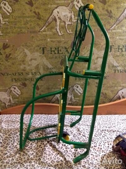 Санки детские с ручкой и съемным теплым вкладышем