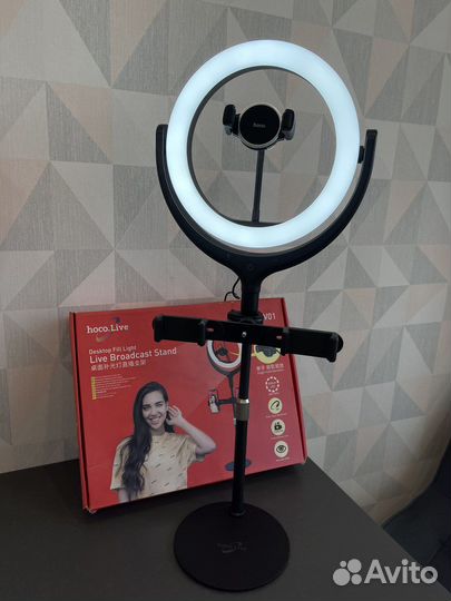 Кольцевая лампа hoco lv01