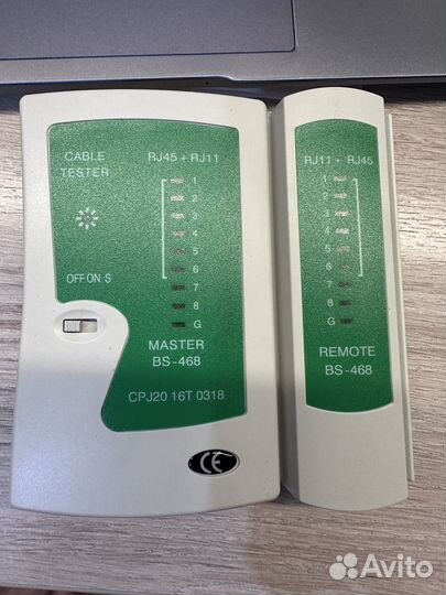 LAN тестер, RJ-45, RJ-11 тестер интернет кабеля