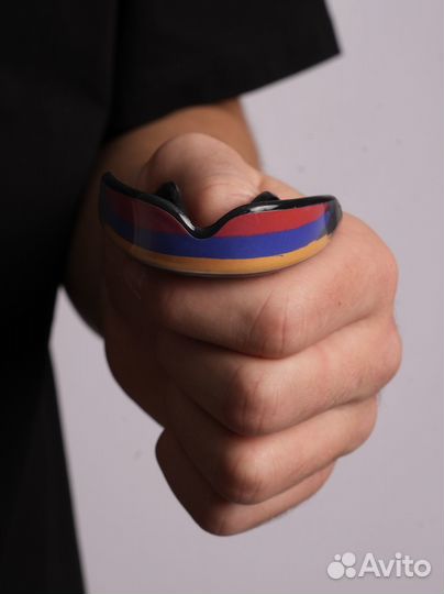 Капа боксерская с флагом