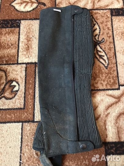 Краги замшевые для всадника