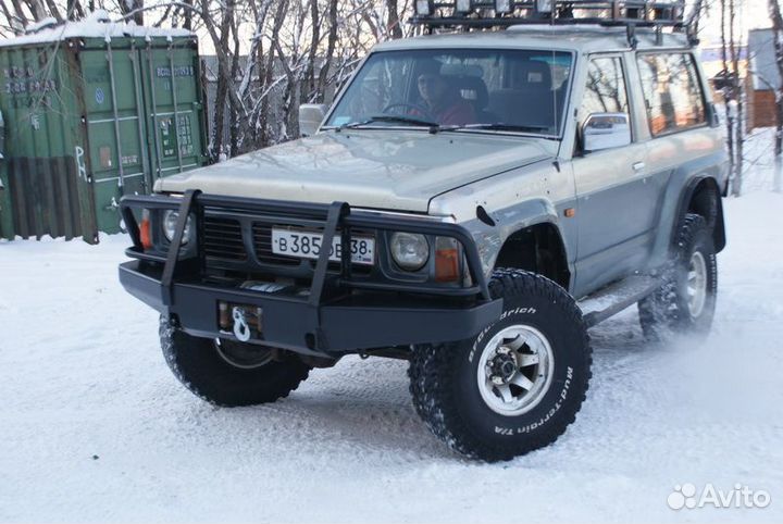 Силовой бампер Nissan Patrol/Safari Y60 (передний)
