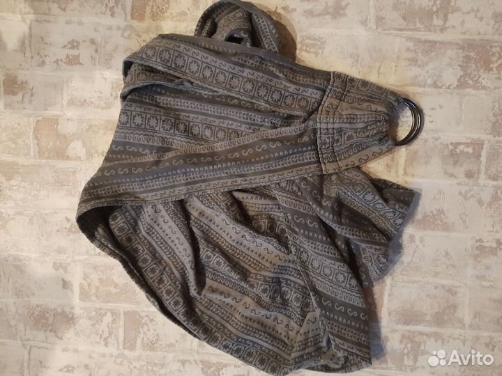 Слинг на кольцах для переноски ребенка