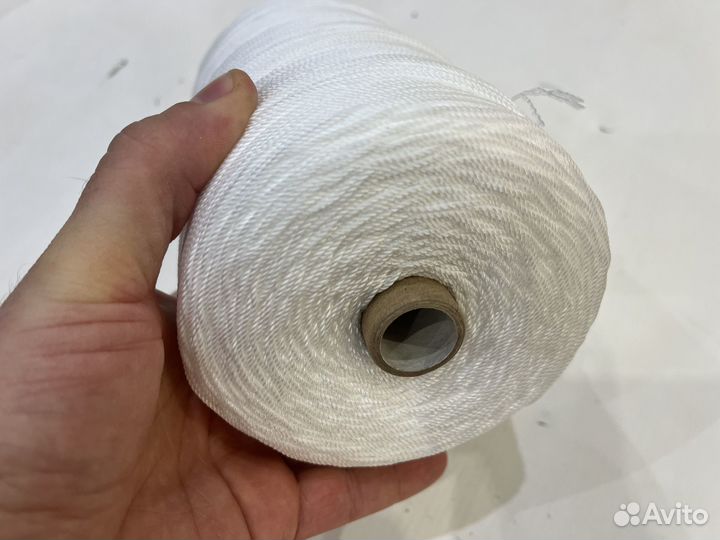 Нить 1мм капроновая бабина 2000m белая