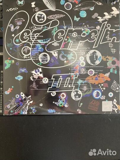 LED zeppelin III 2 LP's Sealed (запечатана)