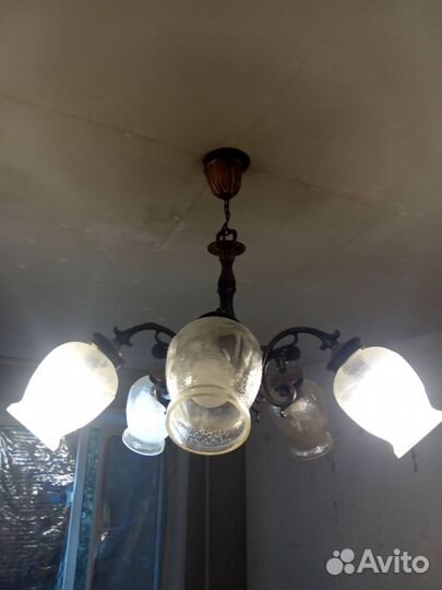 Люстра потолочная бу