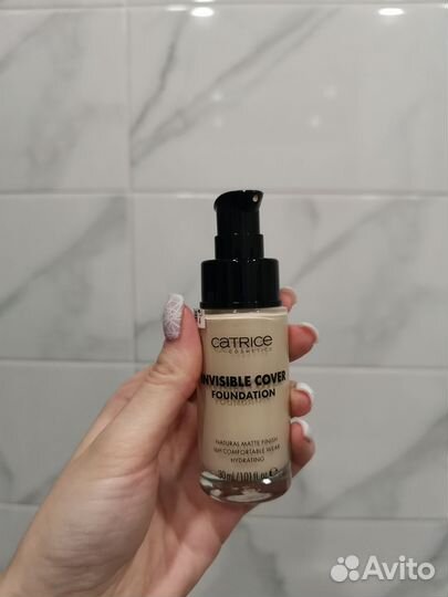 Тональный крем catrice invisible cover foundation