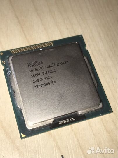 Материнская плата с процессором и памятью 1155 i3