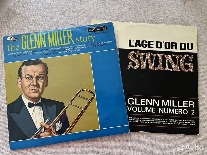 Виниловые пластинки Glenn Miller франция 1970-е