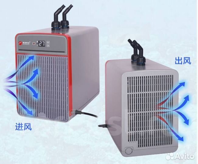 Чиллер для охлаждения воды в аквариуме до 160 литр