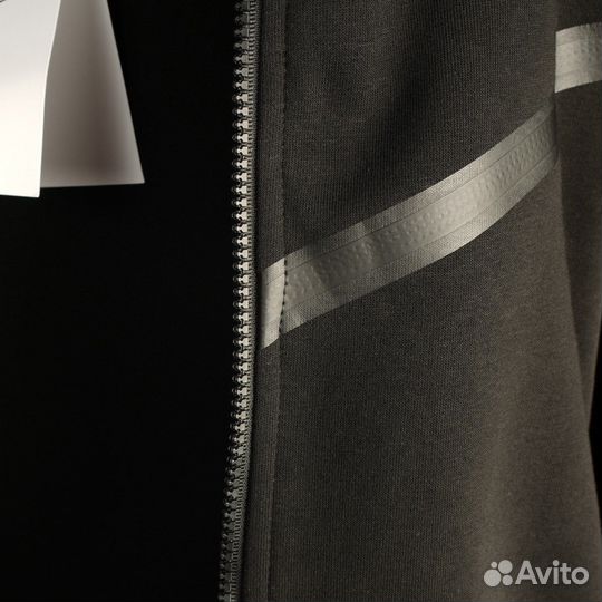 Кофта nike tech fleece черная