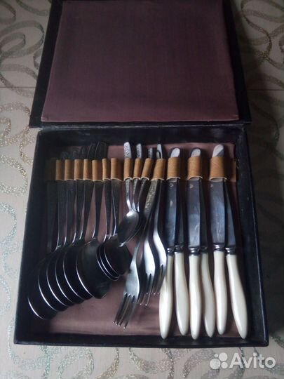 Столовый набор ложки и вилки СССР