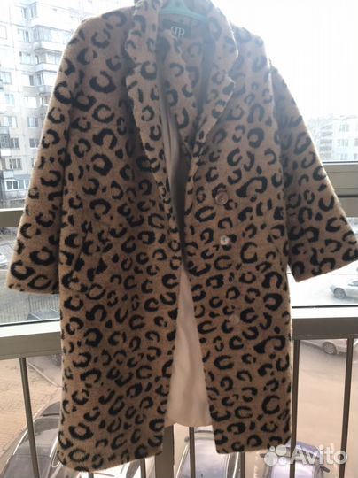 Леопардовое пальто