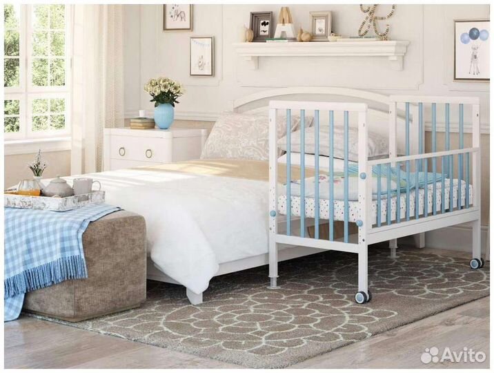 Приставная детская кроватка wundermobel