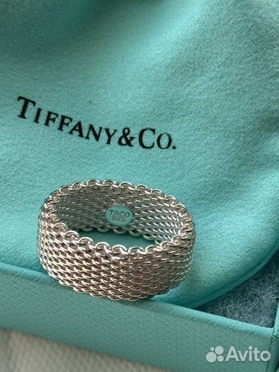 Кольцо Tiffany серебро 925