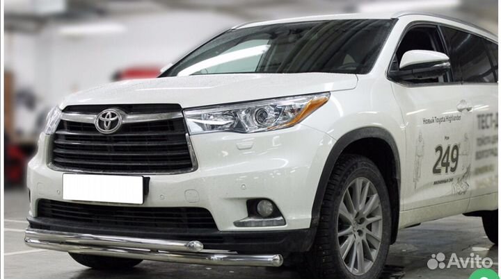 Защита переднего бампера Toyota Highlander