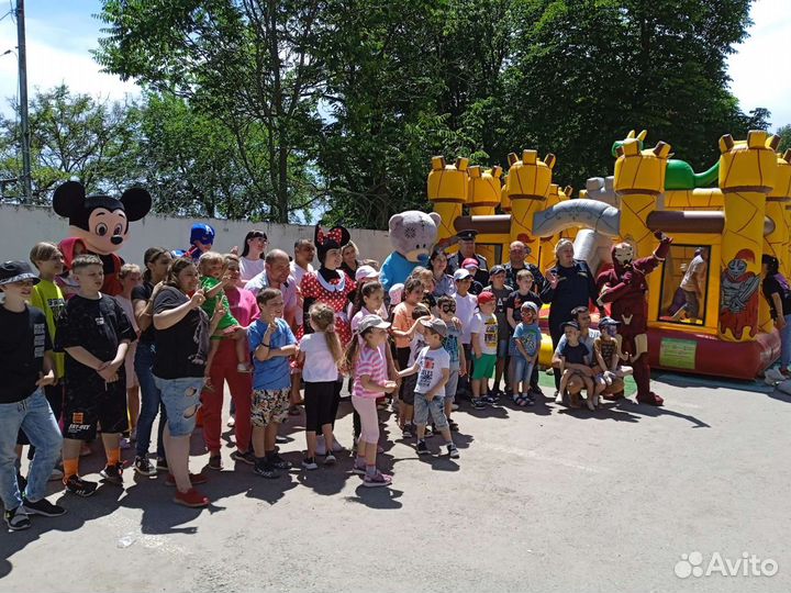 Батут в аренду аниматоры