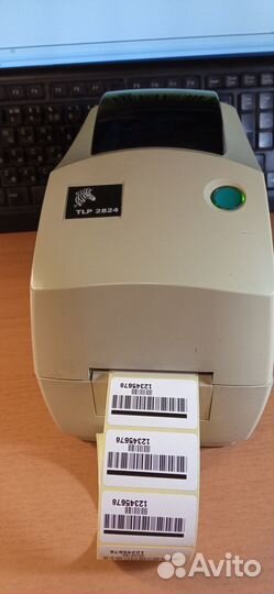 Принтер этикеток термотрансферный Zebra TLP 2824